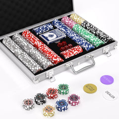 TENETMAN Texas Hold'em chip set 500 chips for authentic gameplay on any table.