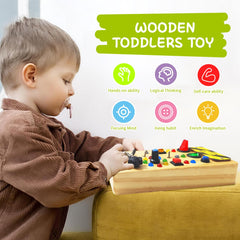 TenFans Busy Board screw and nut activity boosts hand-eye coordination.