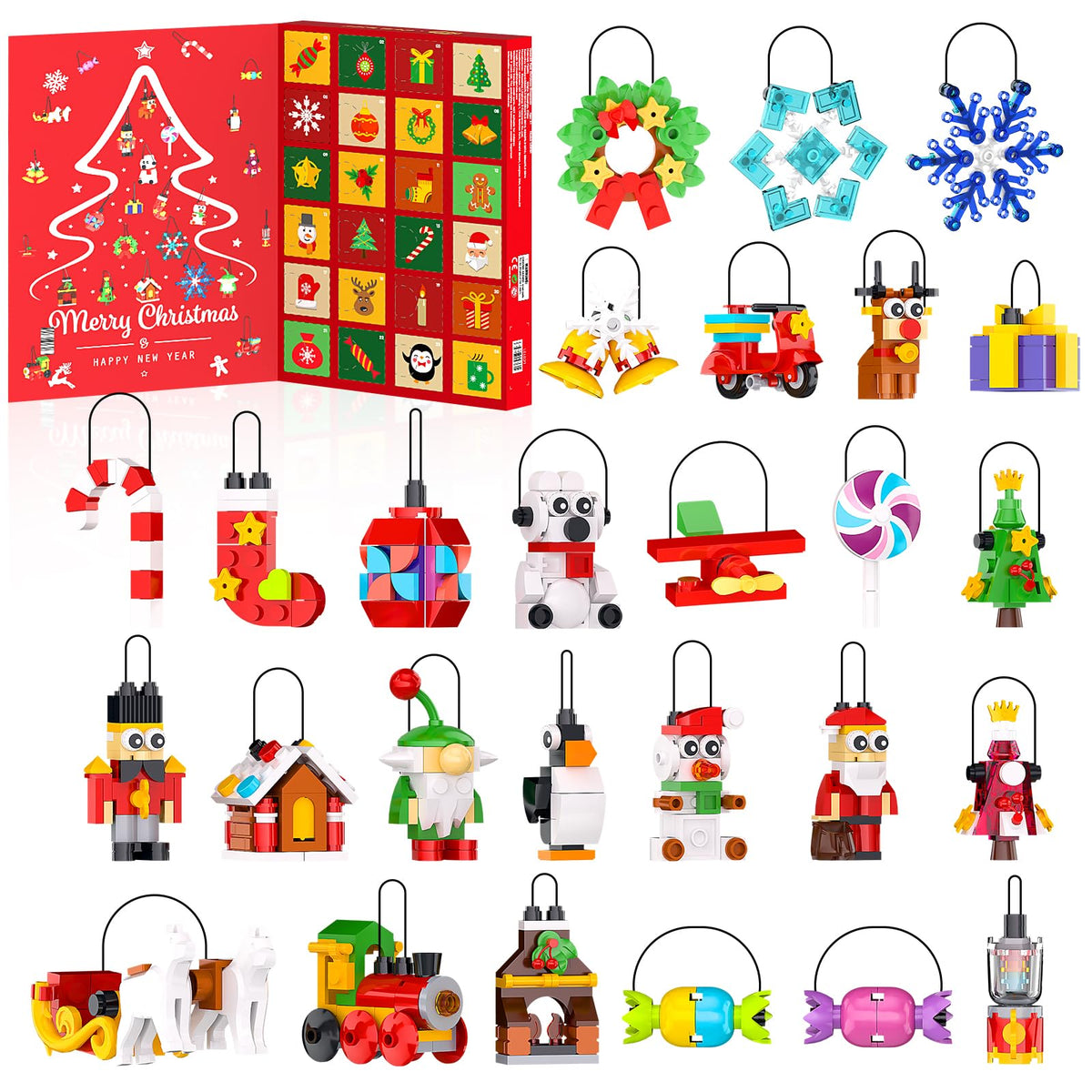 Tenhorses Advent Calendar 2025 snowman ornament for festive countdown and decorating.