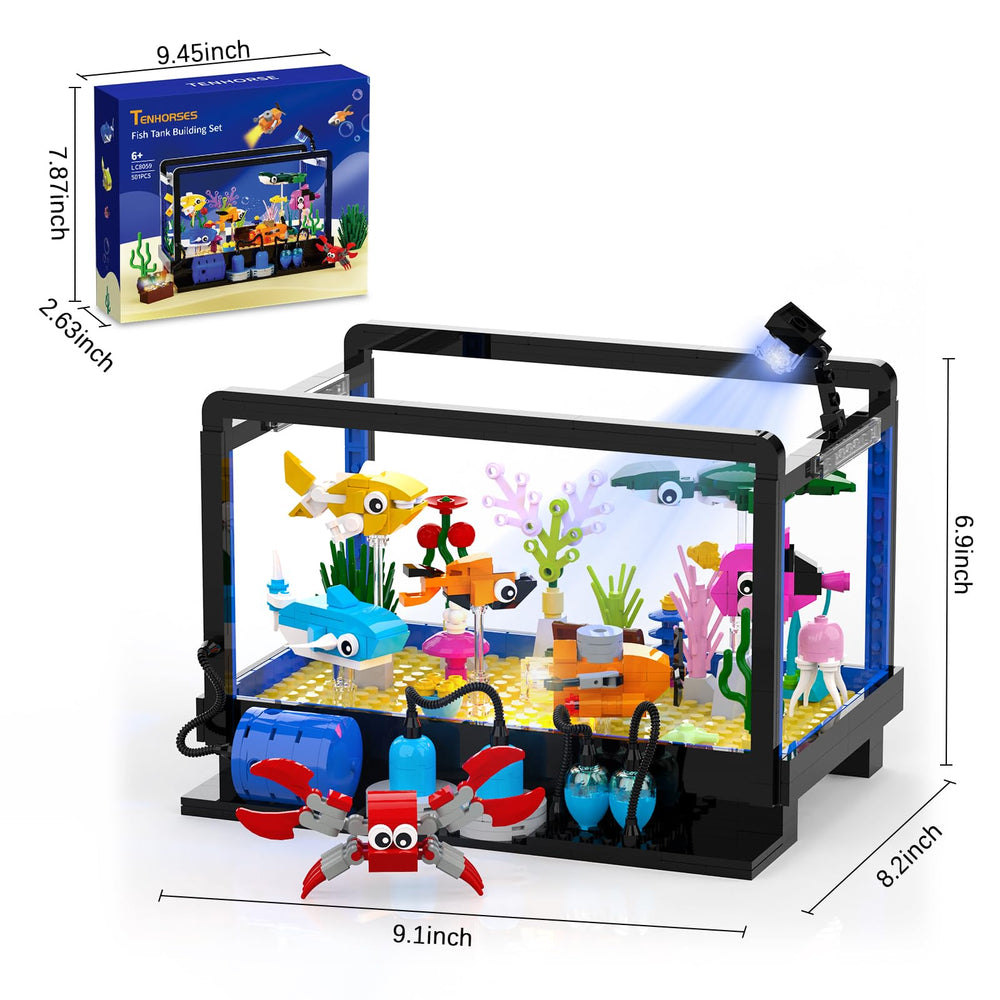 Tenhorses treasure chest completes the underwater diorama with intrigue