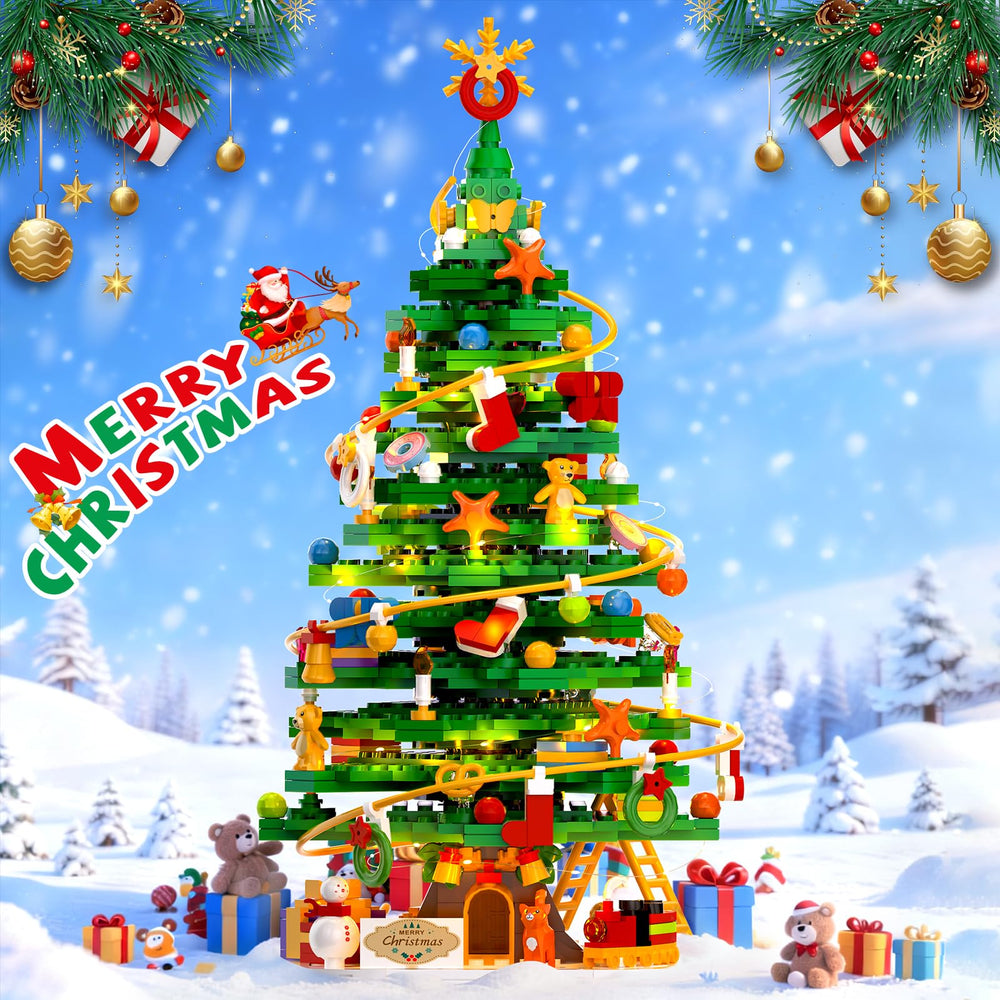 Tenhorses tabletop Christmas decoration set for versatile holiday display