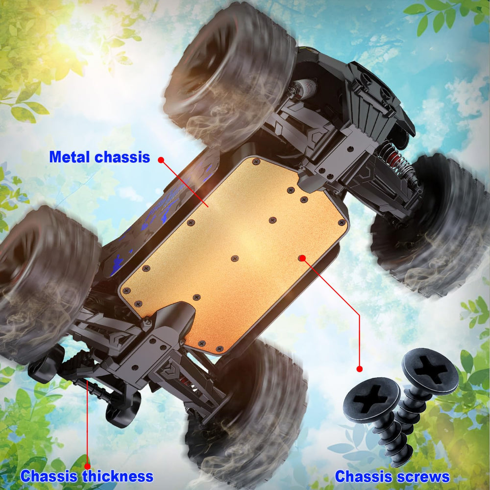Tenssenx RC Truggy LED light controls enable night missions.