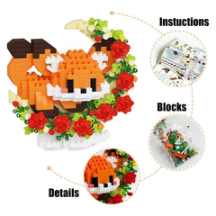 TENYEAH detailed instruction guide with colorful bricks, easy to assemble.
