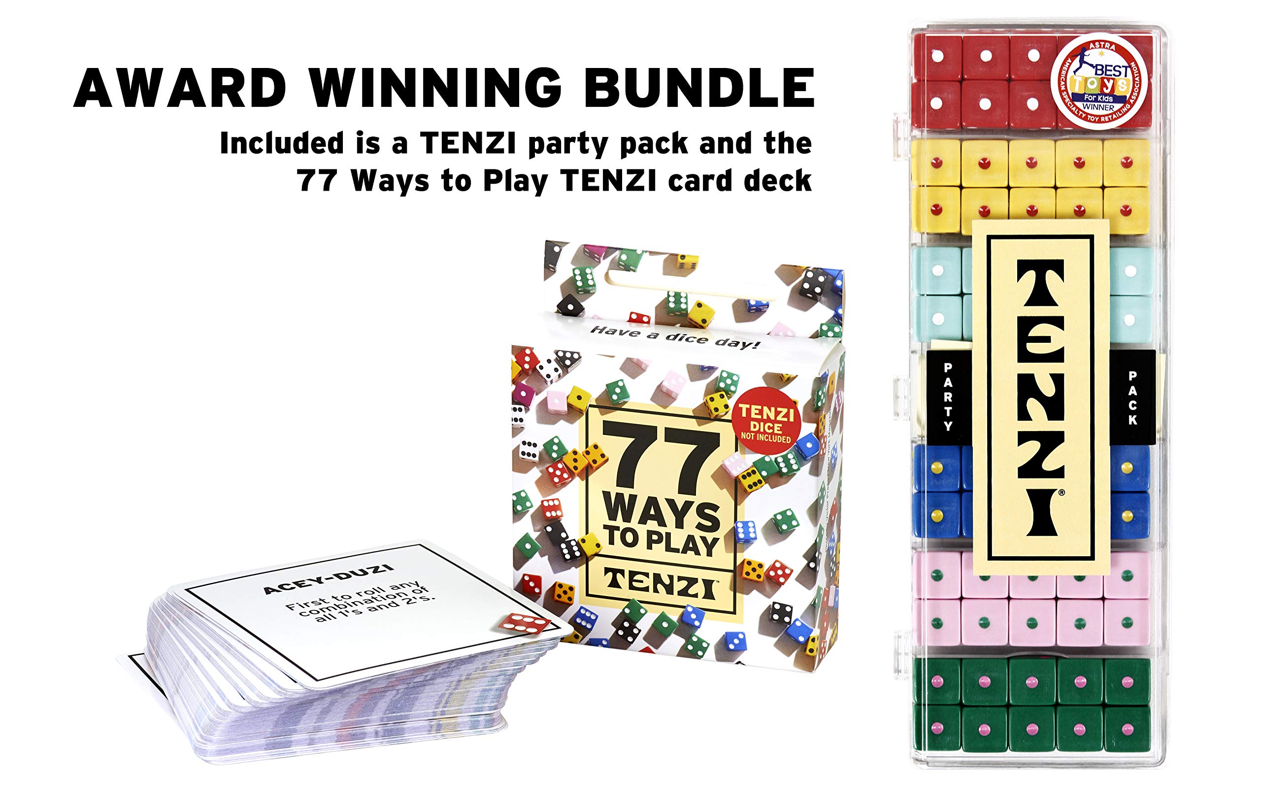 TENZI 77 Ways to Play card set expands game options.