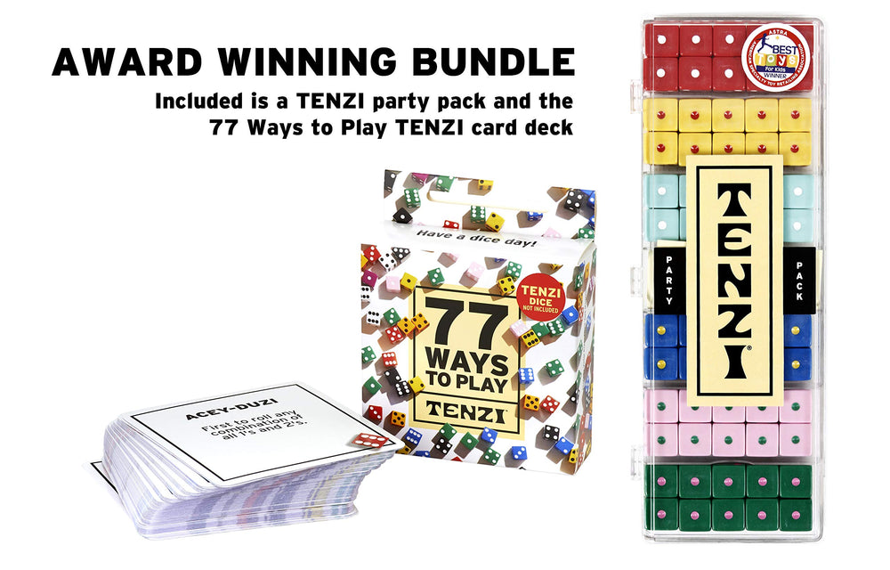 TENZI 77 Ways to Play card set expands game options.