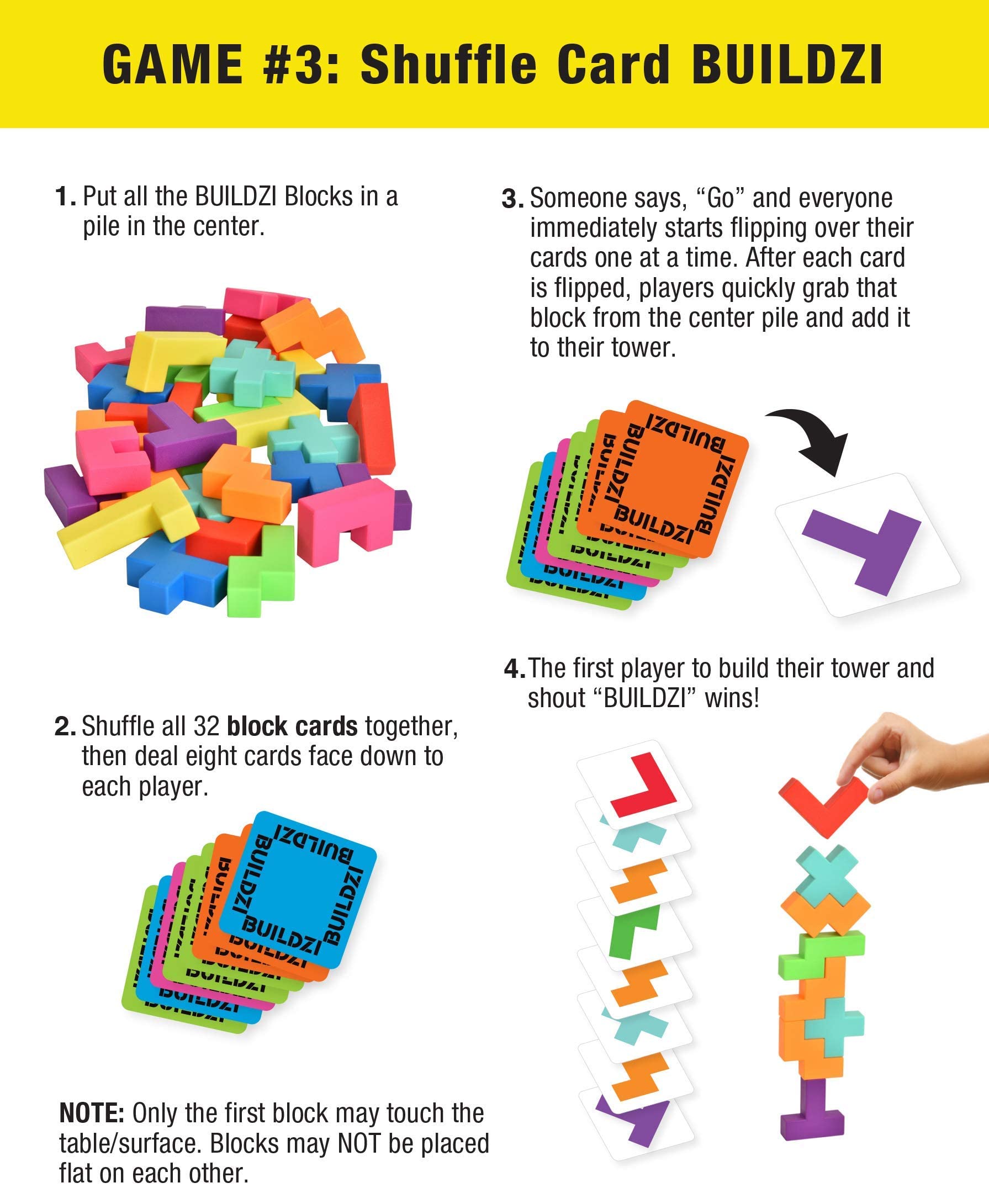 TENZI BUILDZI family game night setup for inclusive fun