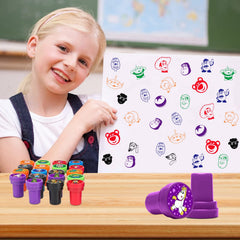 TEOY toy-inspired stamps enhance themed party decorations