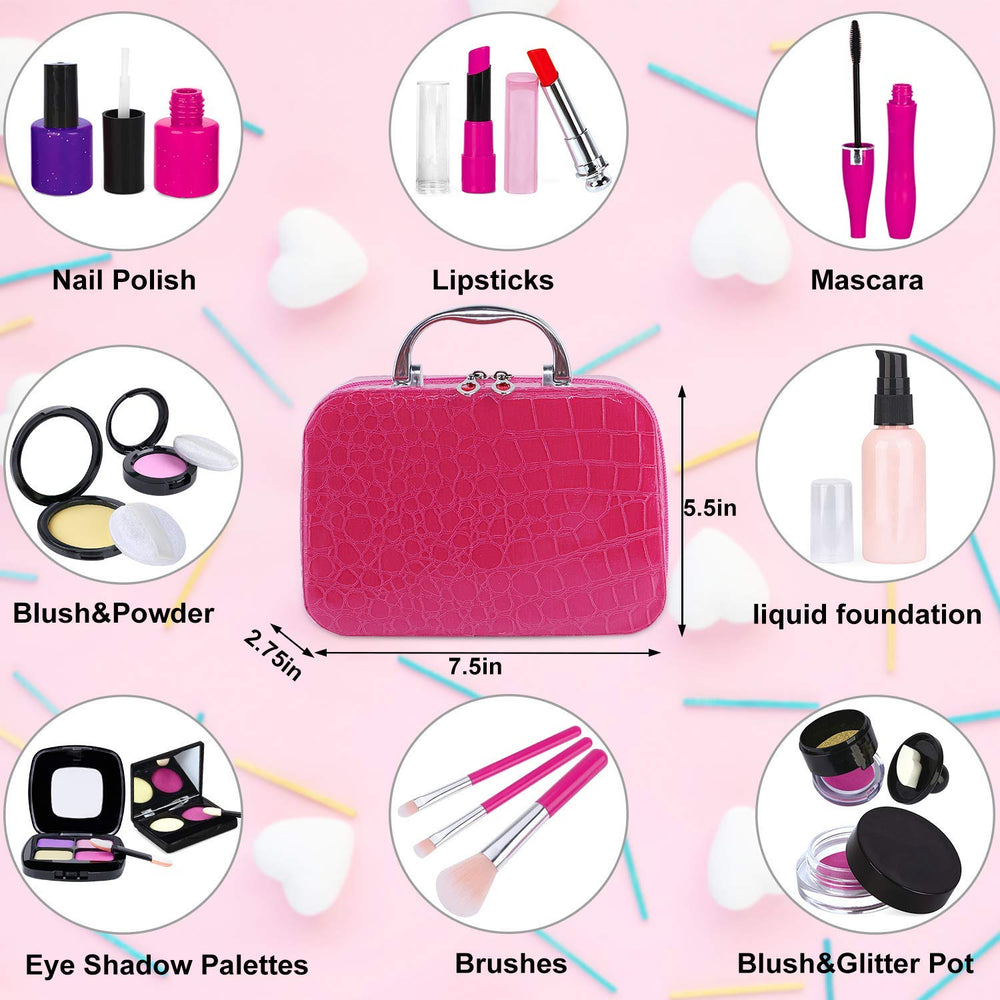 Tepsmigo pretend makeup kit glitter accents add playful sparkle to dress-up sessions