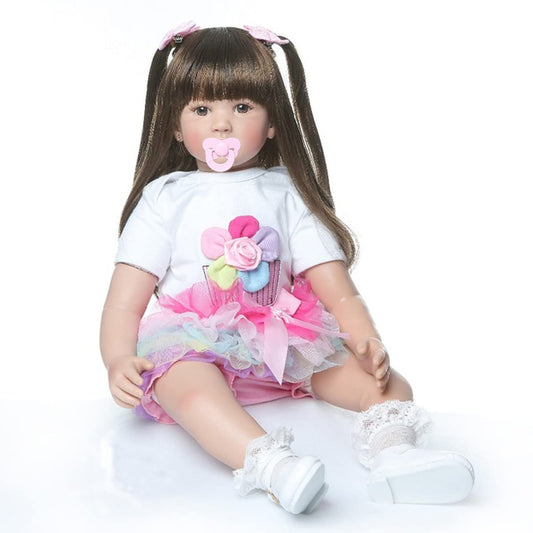 TERABITHIA 24-inch doll with long wig, easy to style outfits.