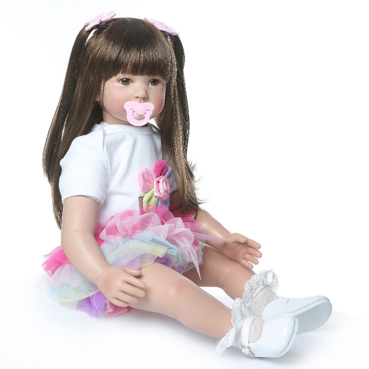 TERABITHIA 24-inch doll magnetic pacifier enhances lifelike posing.