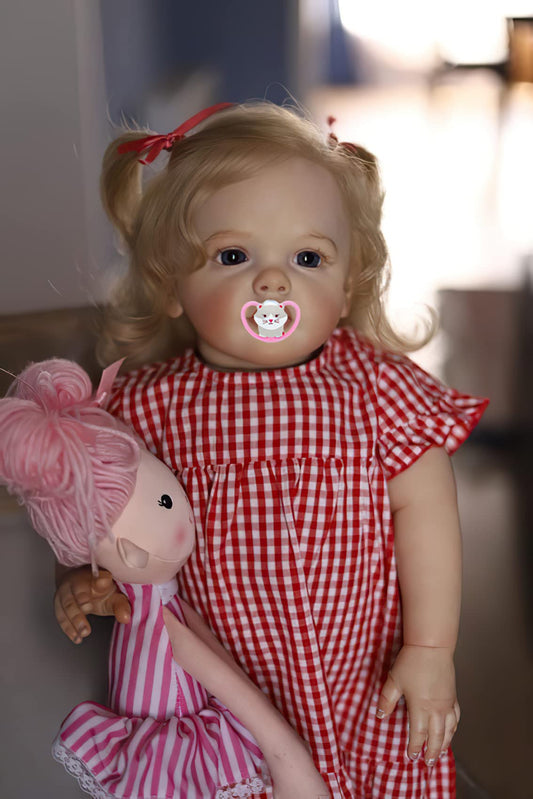 TERABITHIA reborn doll with silicone vinyl head and full limbs for realistic posing.