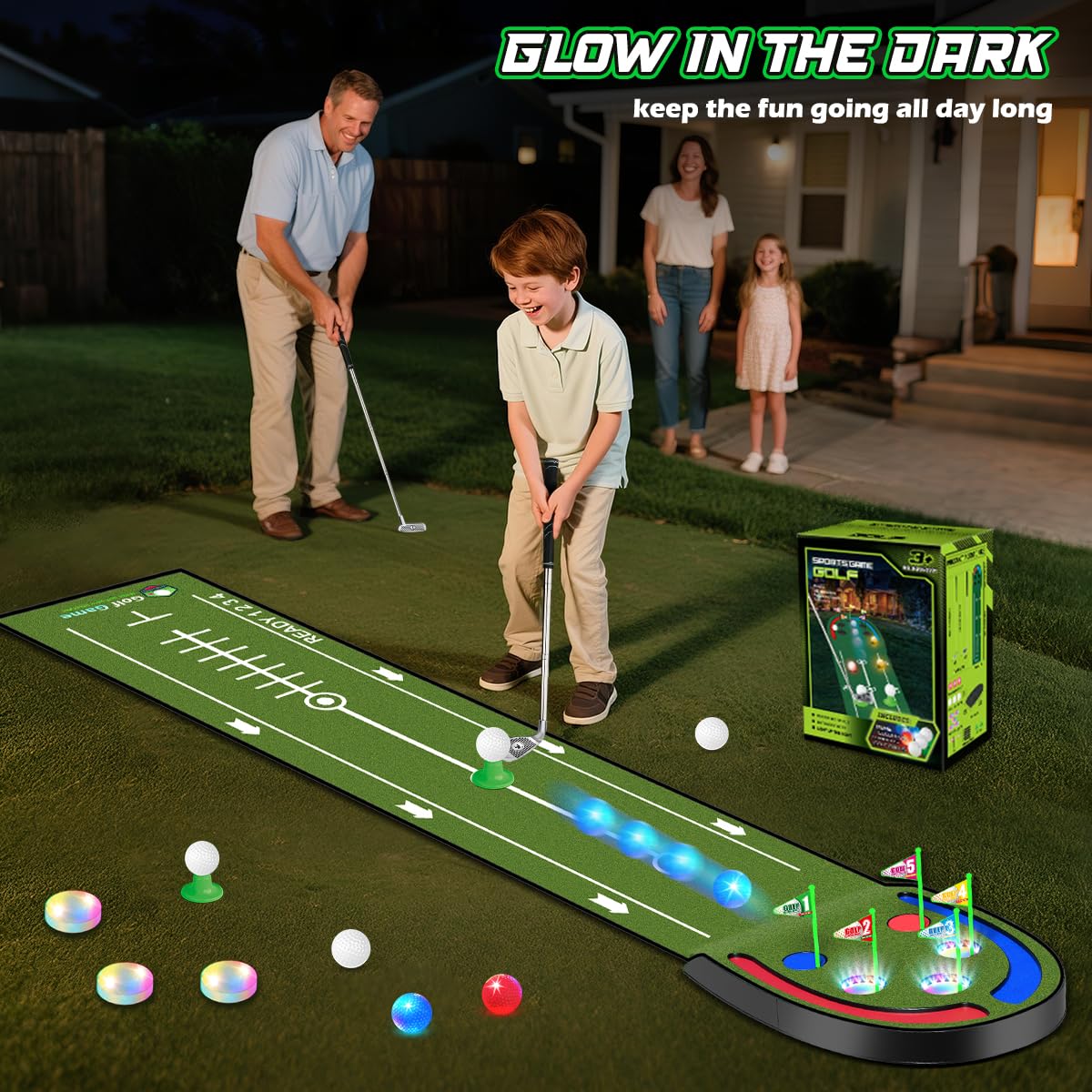 Terramus adjustable toy clubs from 29.5 to 37.5 inches for growing players.