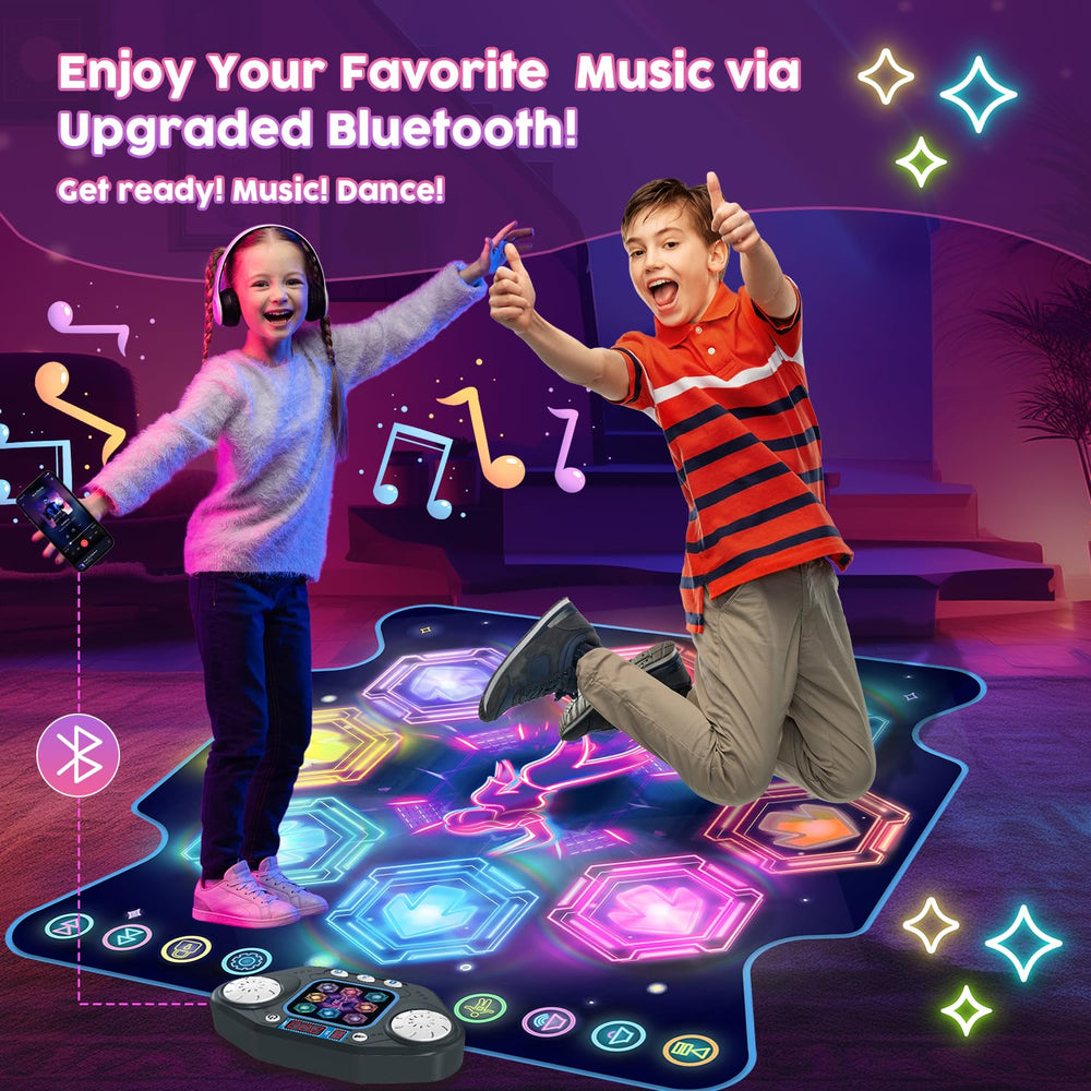 Terramus dance mat folds for quick storage after energetic play sessions.