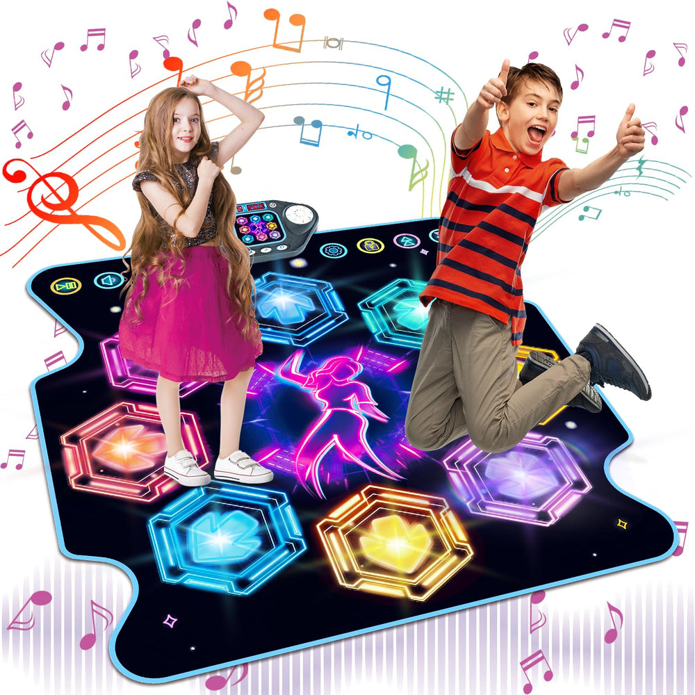 Terramus dance mat LED 8-key lights for vivid play and choreographed movement practice.