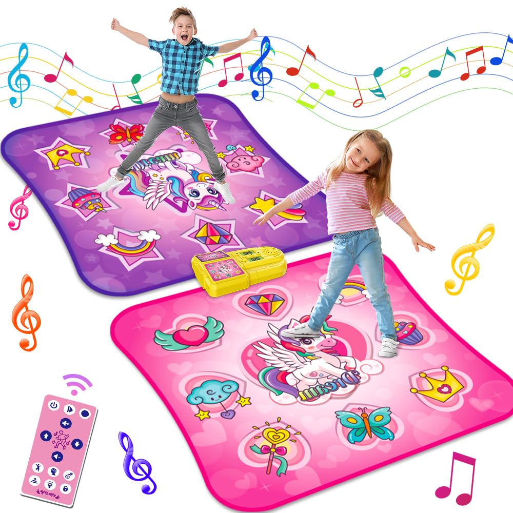 Terramus dance mat with soft fabric for safe, comfortable play.