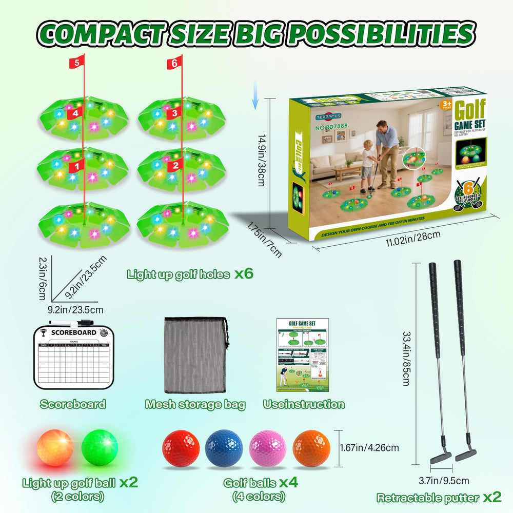 TERRAMUS gift-ready golf set for families and friends