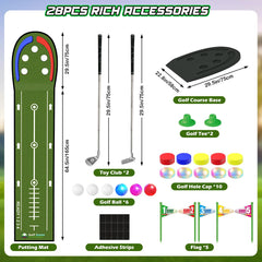 TERRAMUS kid-friendly golf set for indoor or outdoor fun.