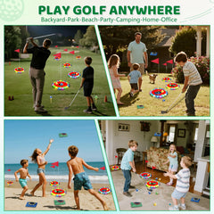 TERRAMUS Tees and flags provide versatile mini golf setups.