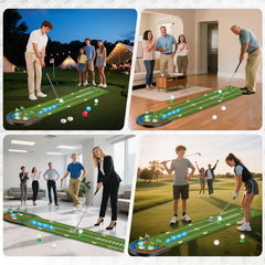 TERRAMUS light-up holes illuminate targets during play.