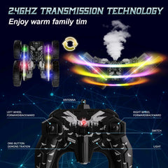 Terucle 2.4GHz remote enables interference-free play with multiple cars.