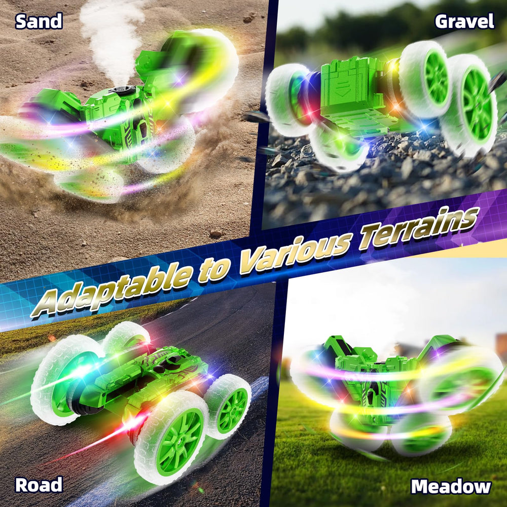 Terucle double-sided driving allows action from either side without reorientation.