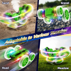 Terucle double-sided driving allows action from either side without reorientation.