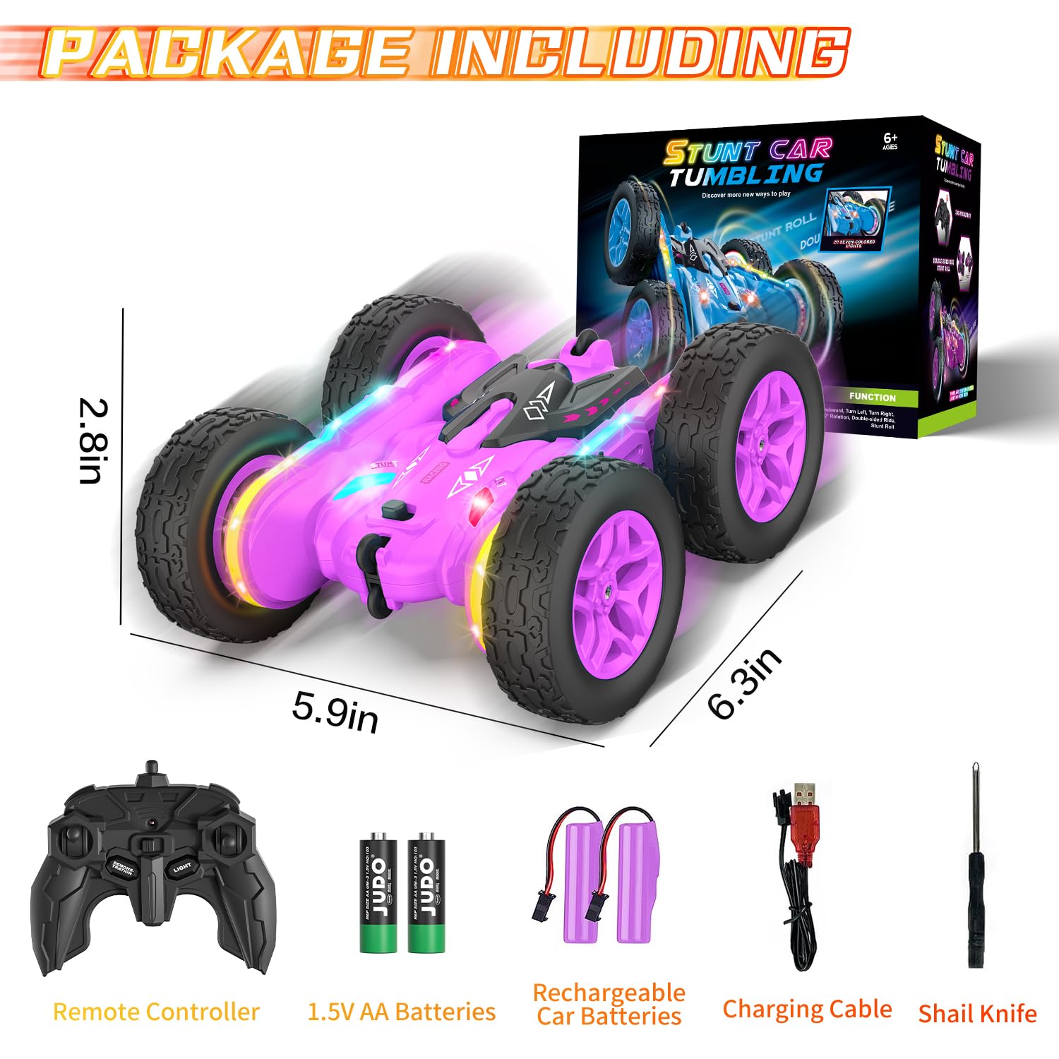 Terucle gift-ready packaging highlights a thrilling remote control car experience.
