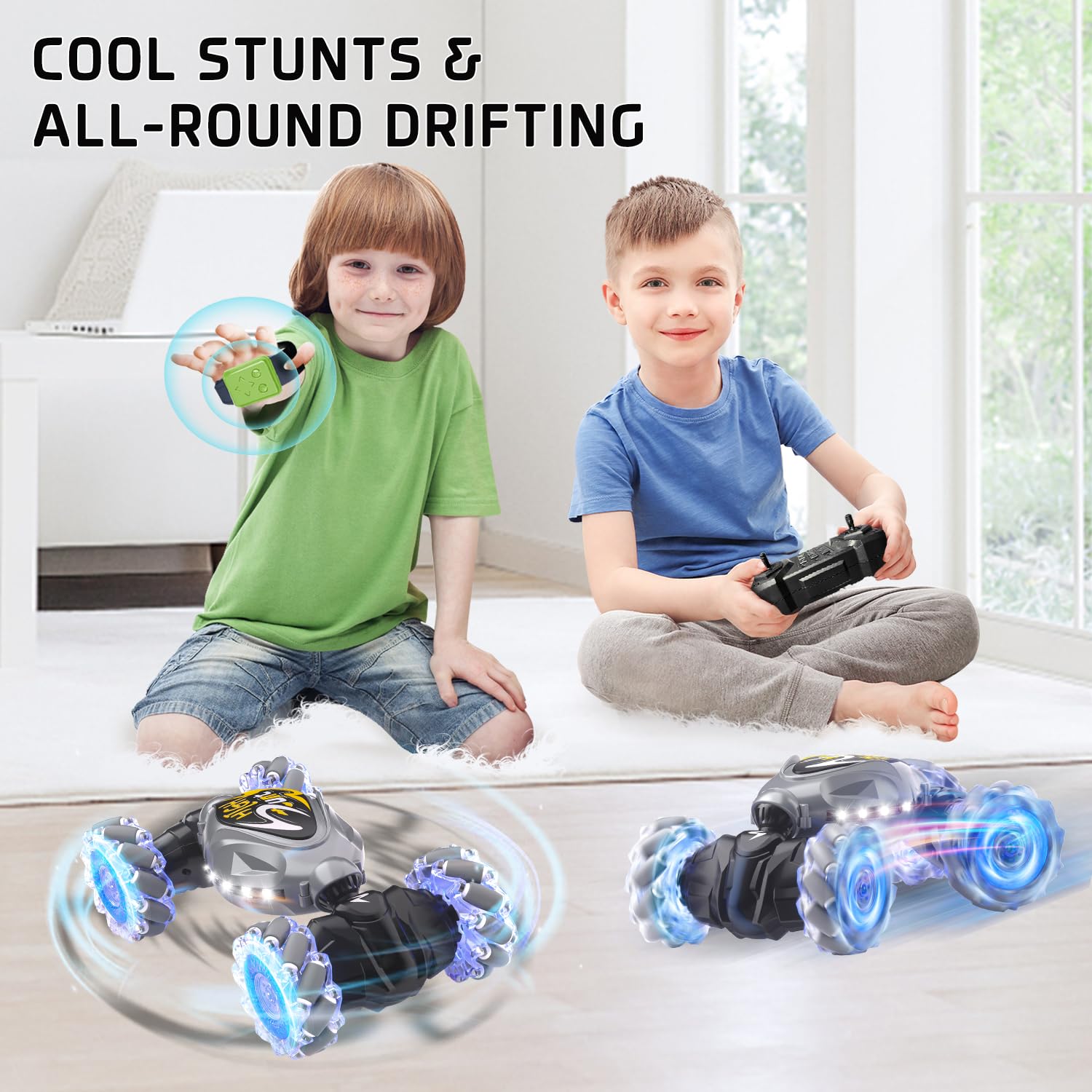 Terucle RC car drift motion highlighting fast spins and precision