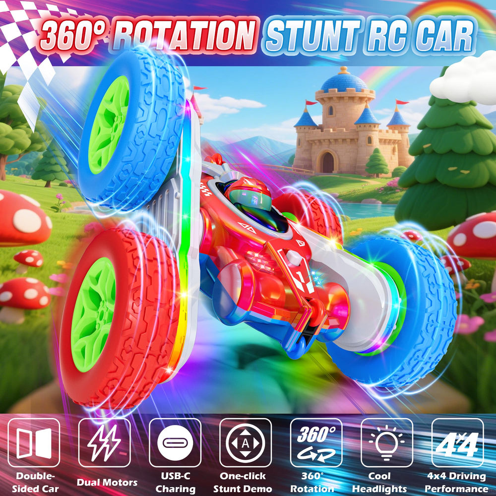 Terucle RC car uses USB-C charging for quick, universal power.