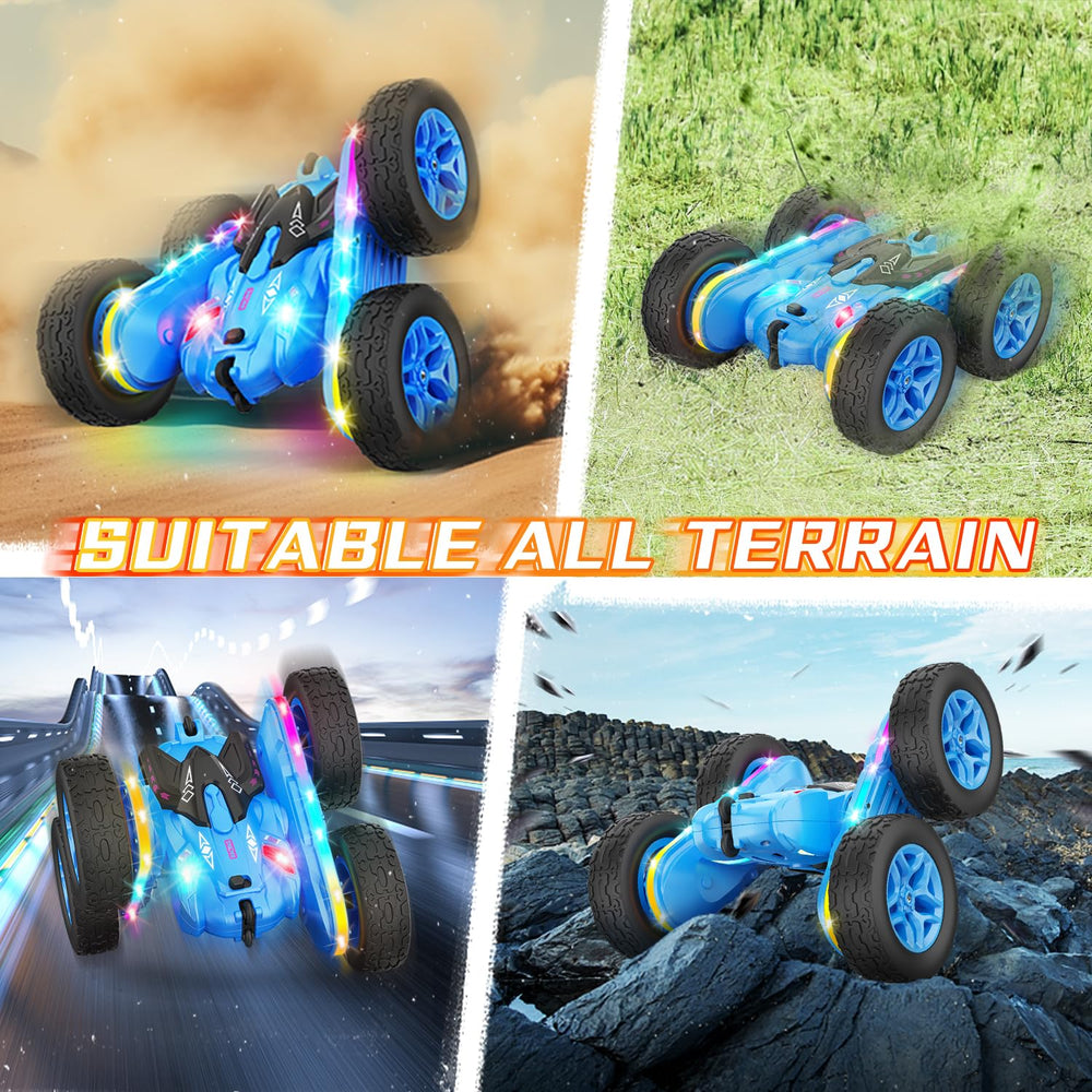 Terucle remote control car rugged, heavy-duty body built for outdoor play.