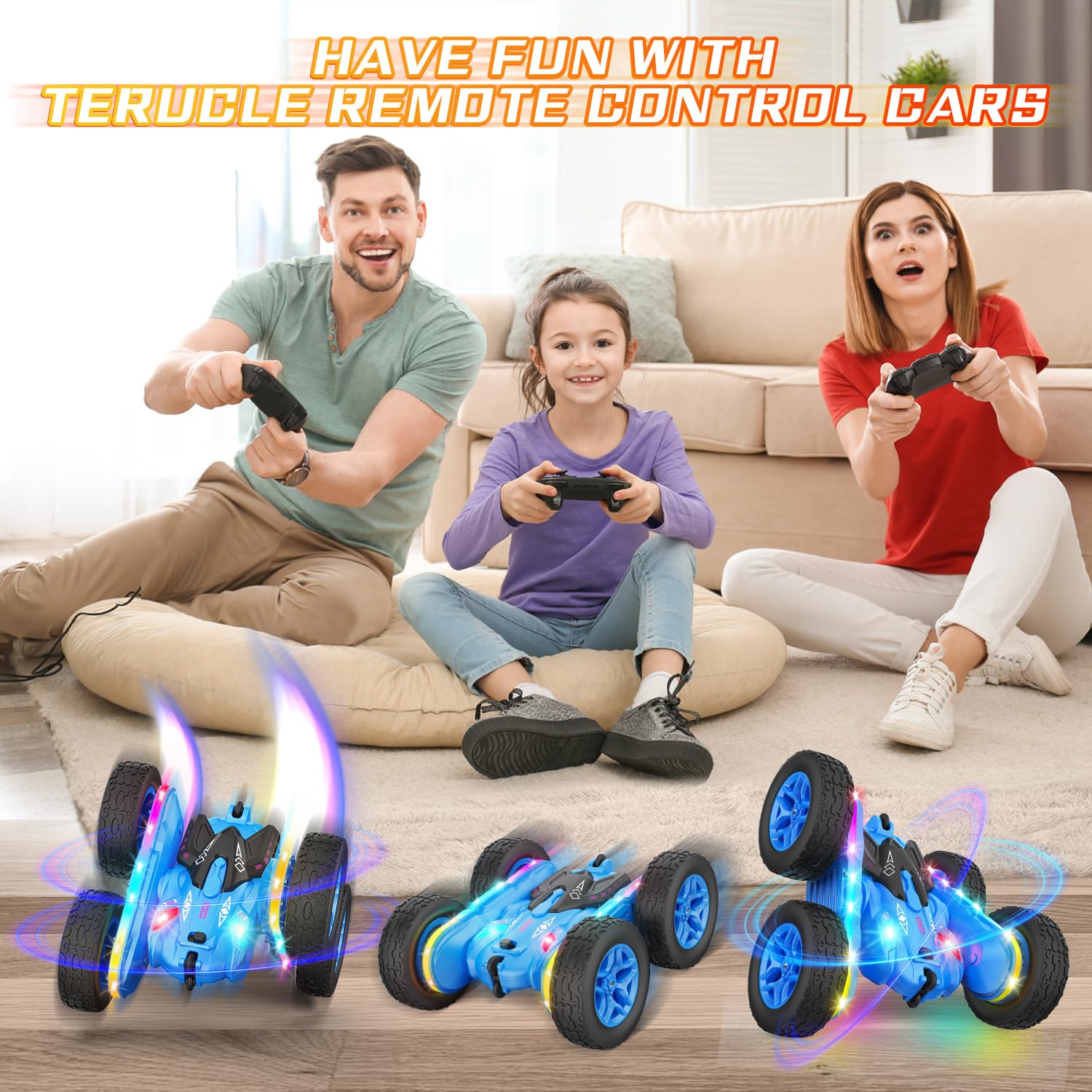 Terucle remote control car is easy for kids, promoting active fun and learning.