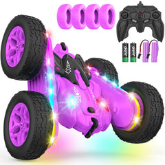 Terucle remote control car with strip lights for vibrant night racing and visibility.