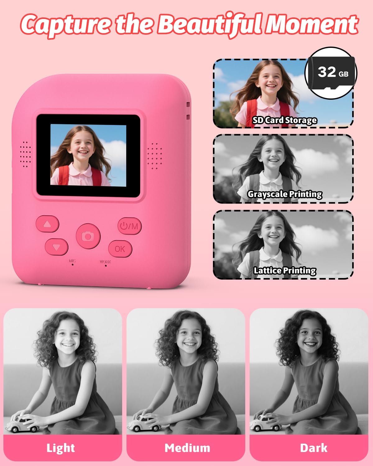 Teslahero Kids Camera 1080p video focus for learning projects.