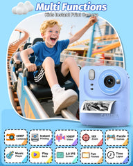 Teslahero Kids Camera shows one-button operation for easy use.