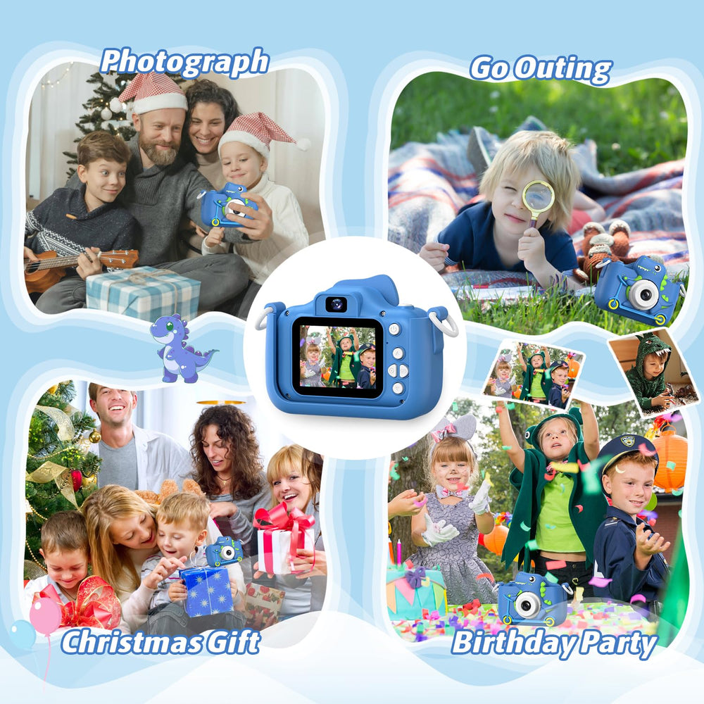 Teslahero Kids Camera with USB rechargeable battery, long playtime for kids.