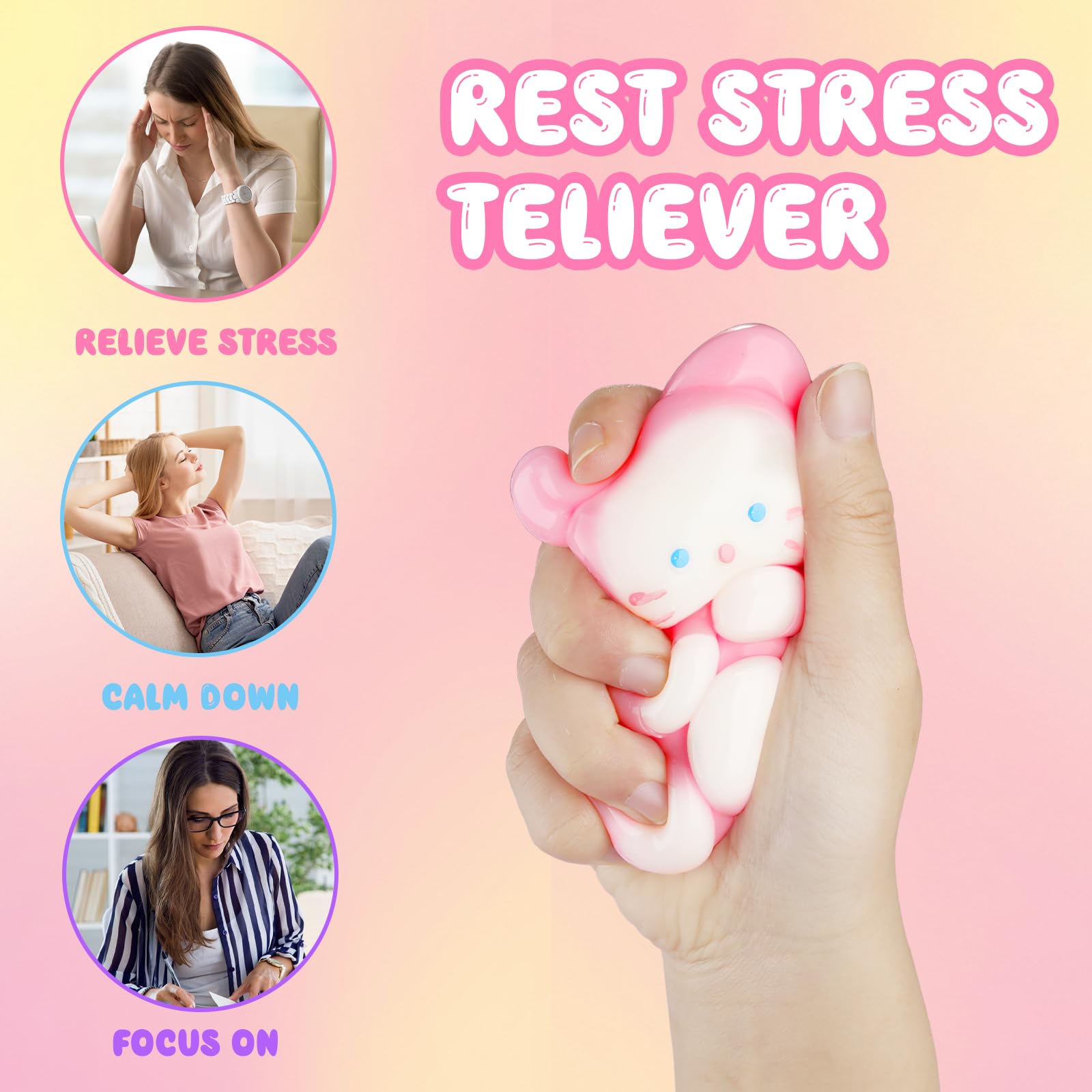 TETEMUN taba five-chick-family squishies offering variety for playtime