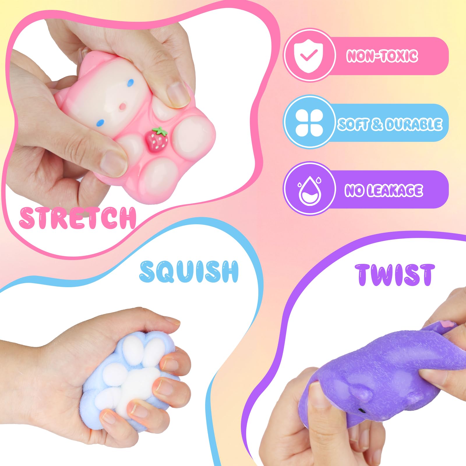 TETEMUN taba hamster set with cheese accents for tactile fun