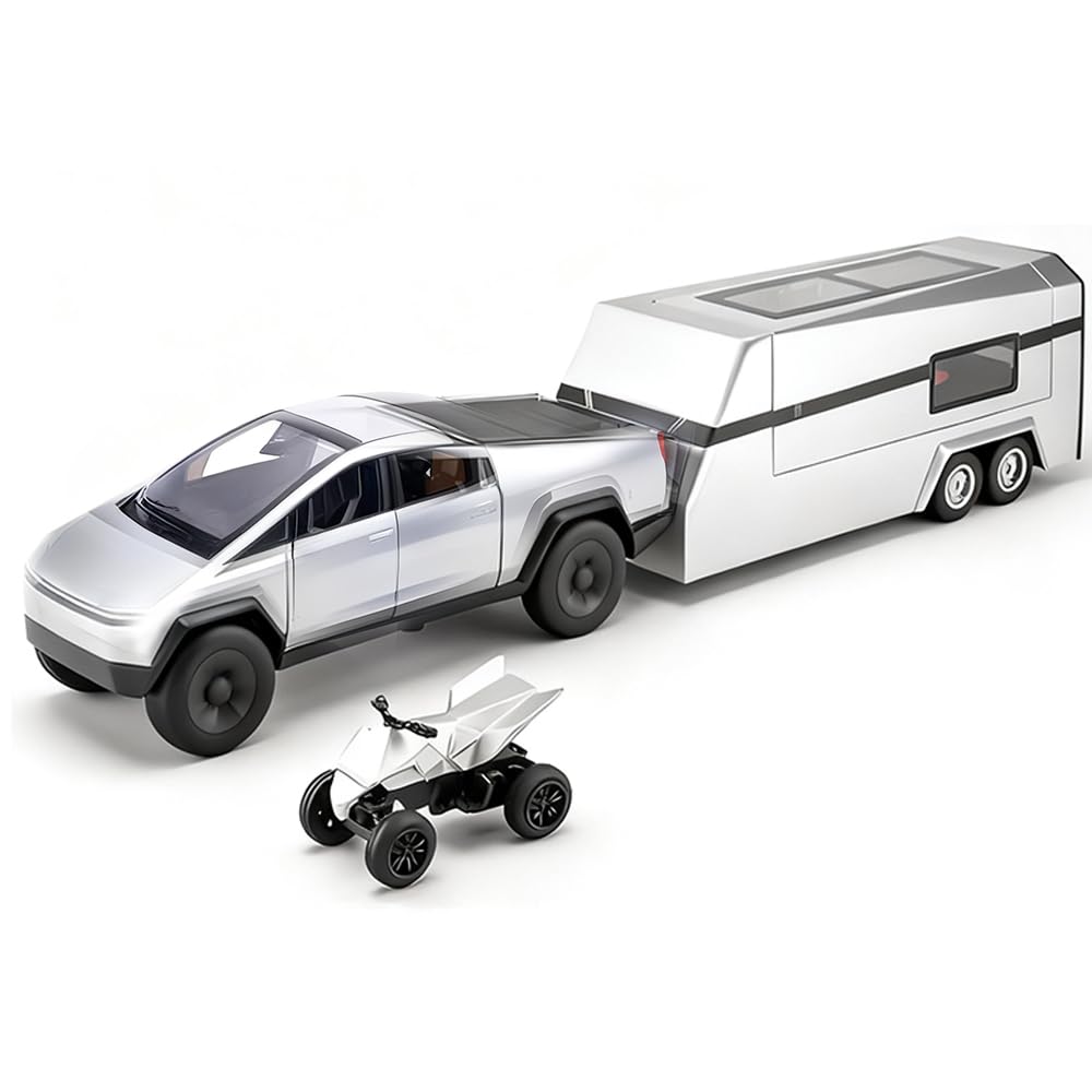 Tetesese Monster Cyber truck toy with pull-back action spurs imaginative play.