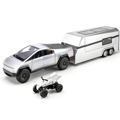Tetesese Monster Cyber truck toy with pull-back action spurs imaginative play.