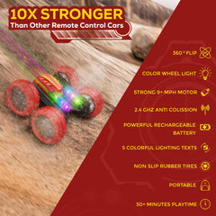 TETON ELECTRONICS Iron Man RC car side view showcasing rugged profile for all-terrain fun.