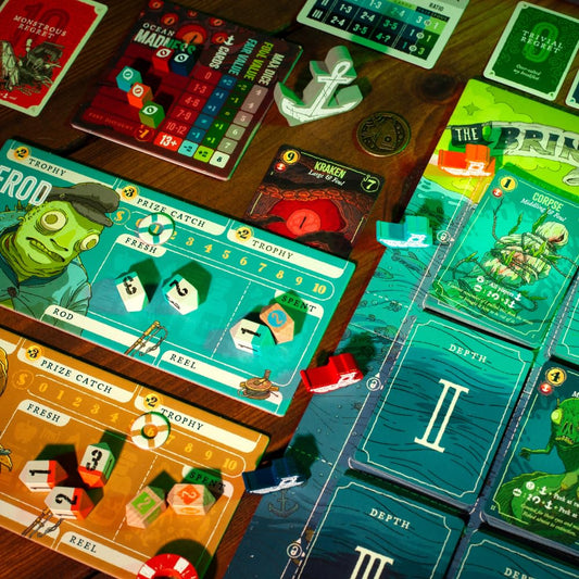 Deep Regrets night waters image by Tettix Games suggests tense midnight fishing sessions.