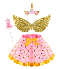 Teuevayl elastic waist skirt designed for easy dressing by 3-6 year olds