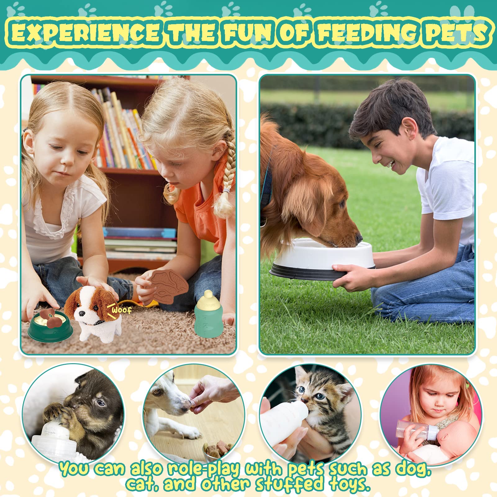 TEUVO Pet Care Play Set carry-on kennel enables portable pretend play at home or on the go.
