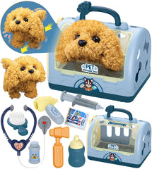 TEUVO Pet Care Playset Robot Dog Toy sparks imaginative vet play and nurturing role‑play.