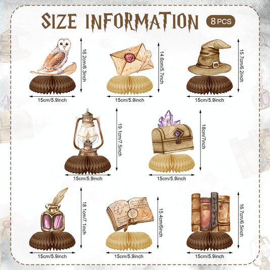 Tewess magical wizard honeycomb base for stable centerpieces and easy setup at parties.