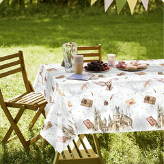 Tewess wizard tablecloth large 54x108 inches covers rectangular tables and resists spills.