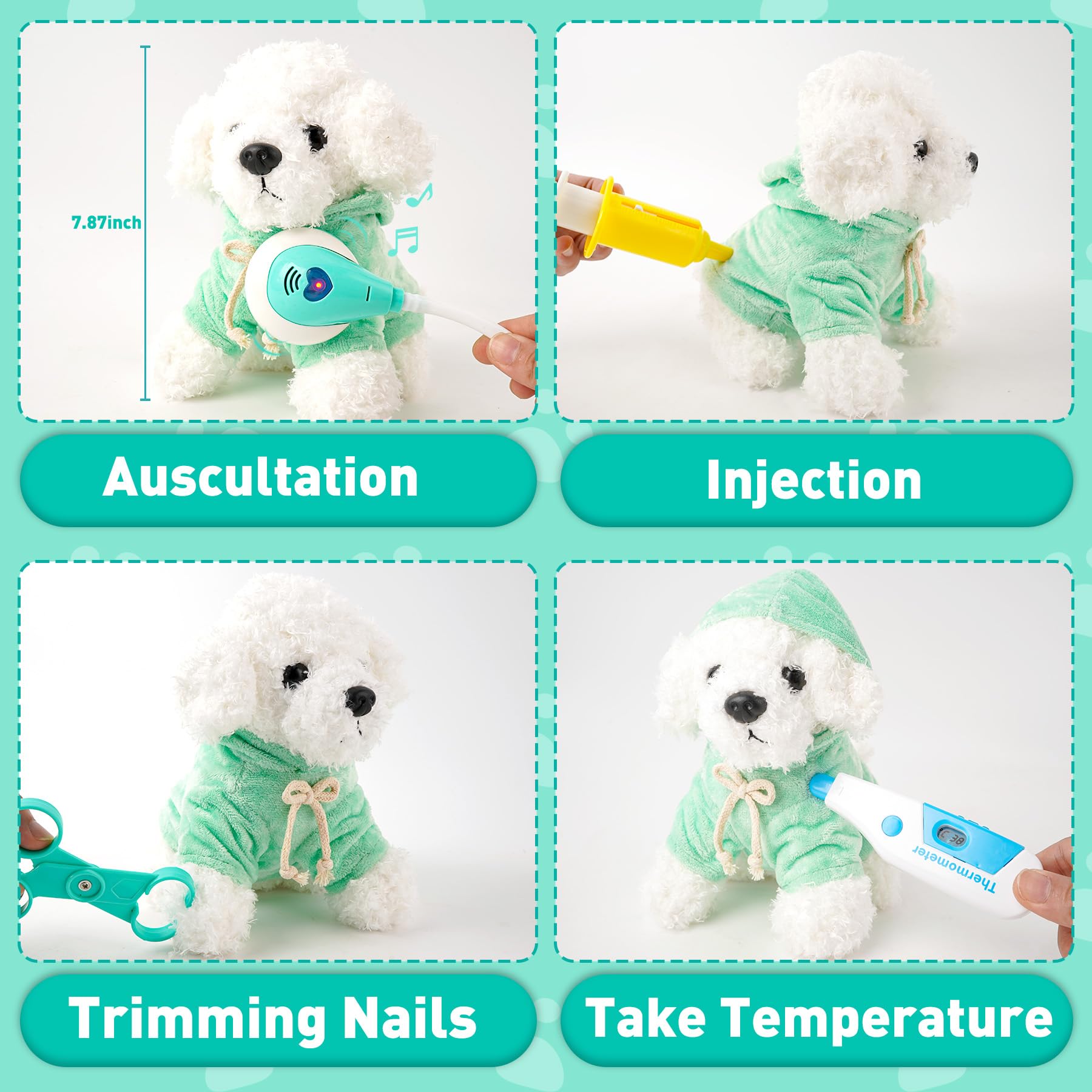 TEWIWAP Doctor Kit ear speculum boosts pretend exams and curiosity