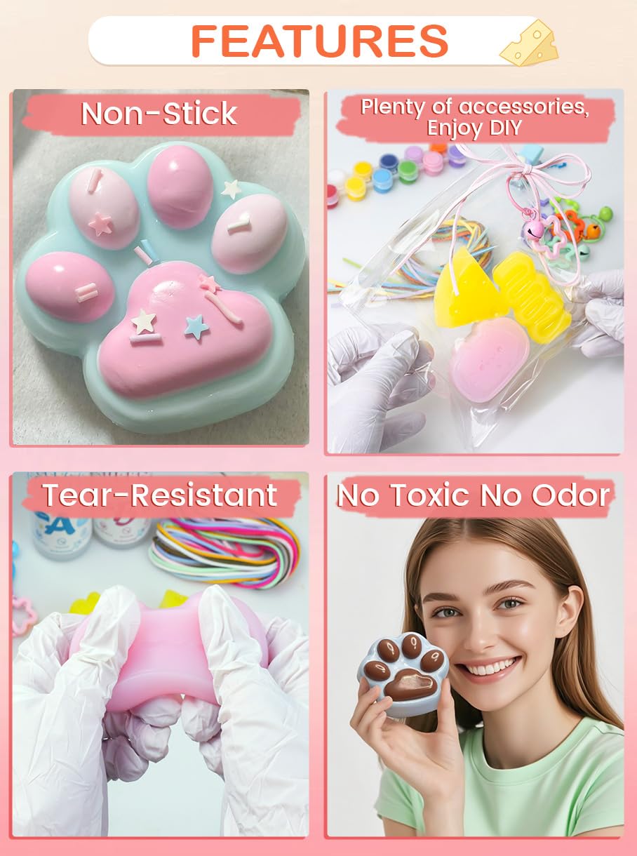 Texpoxica Taba Squishy Kit offers decorating tools for personalizing each squishy.