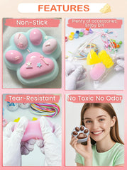 Texpoxica Taba Squishy Kit offers decorating tools for personalizing each squishy.
