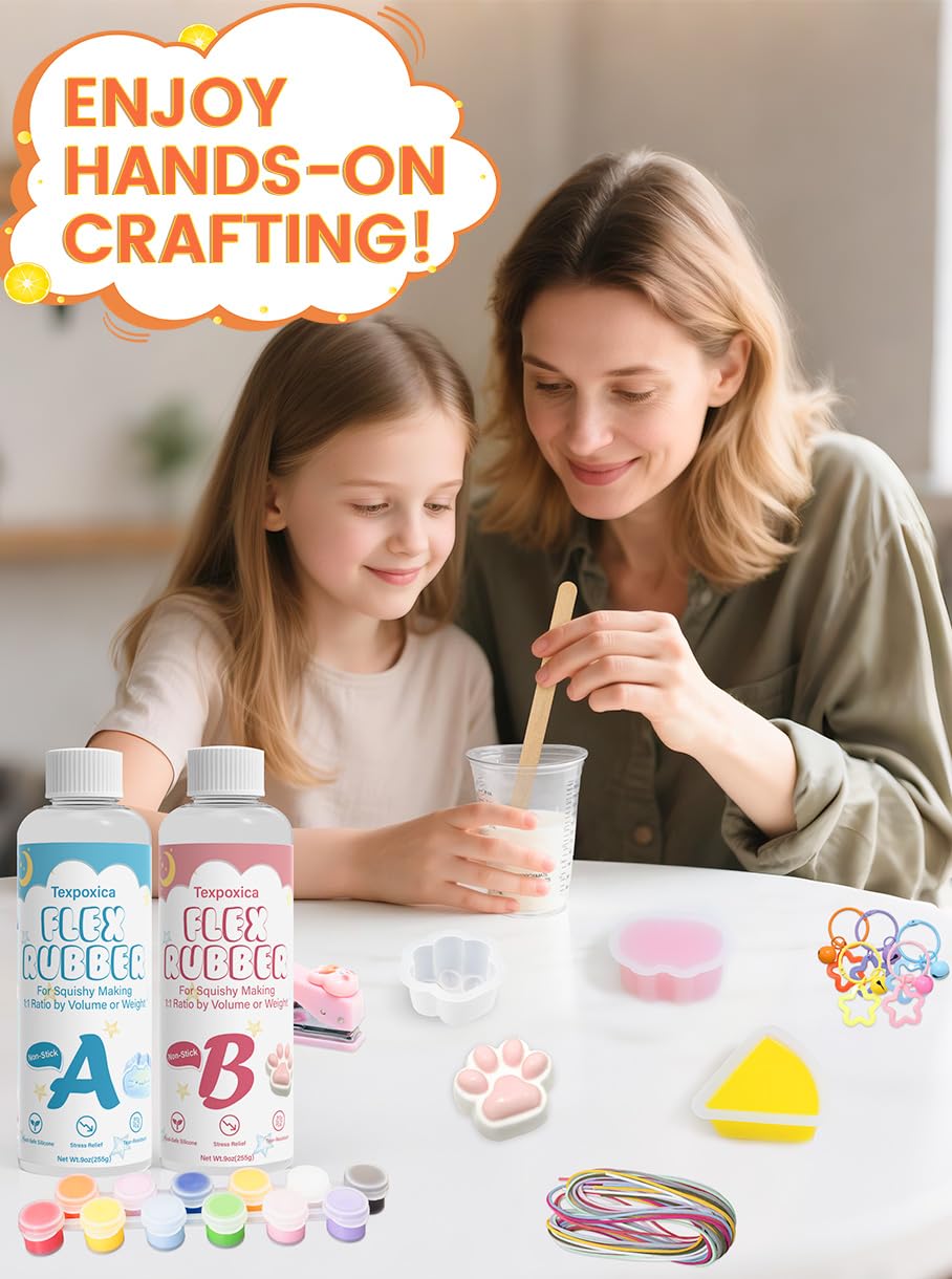 Texpoxica Taba Squishy Kit provides illustrated manual for confident beginner progress.